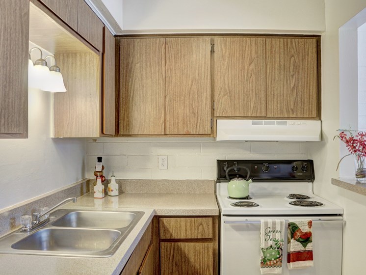 Kitchen at Canyon Vista Apartments in Tucson, AZ